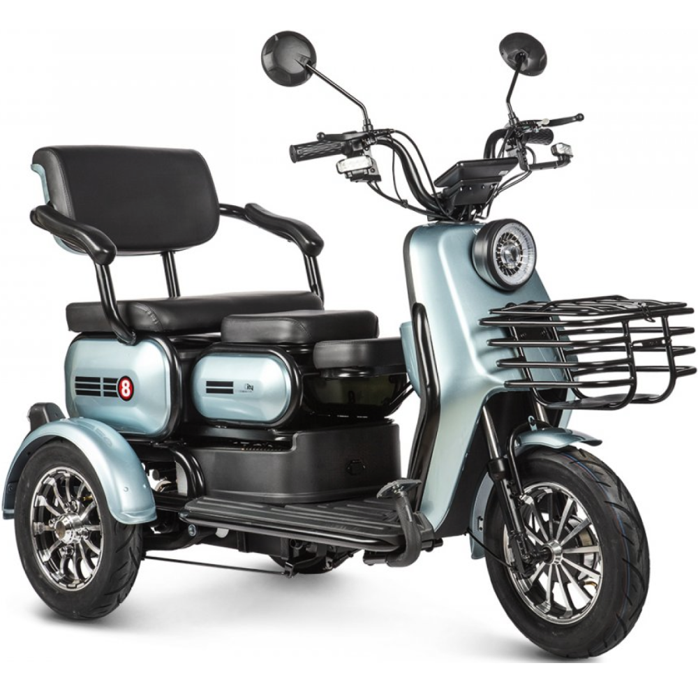 Купить электротрицикл Rutrike Патрон Голубой в Кургане по цене 97900 руб. -  Официальный сайт Elektro-mall