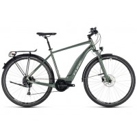 Электровелосипед Cube Touring Hybrid One 400 зеленый