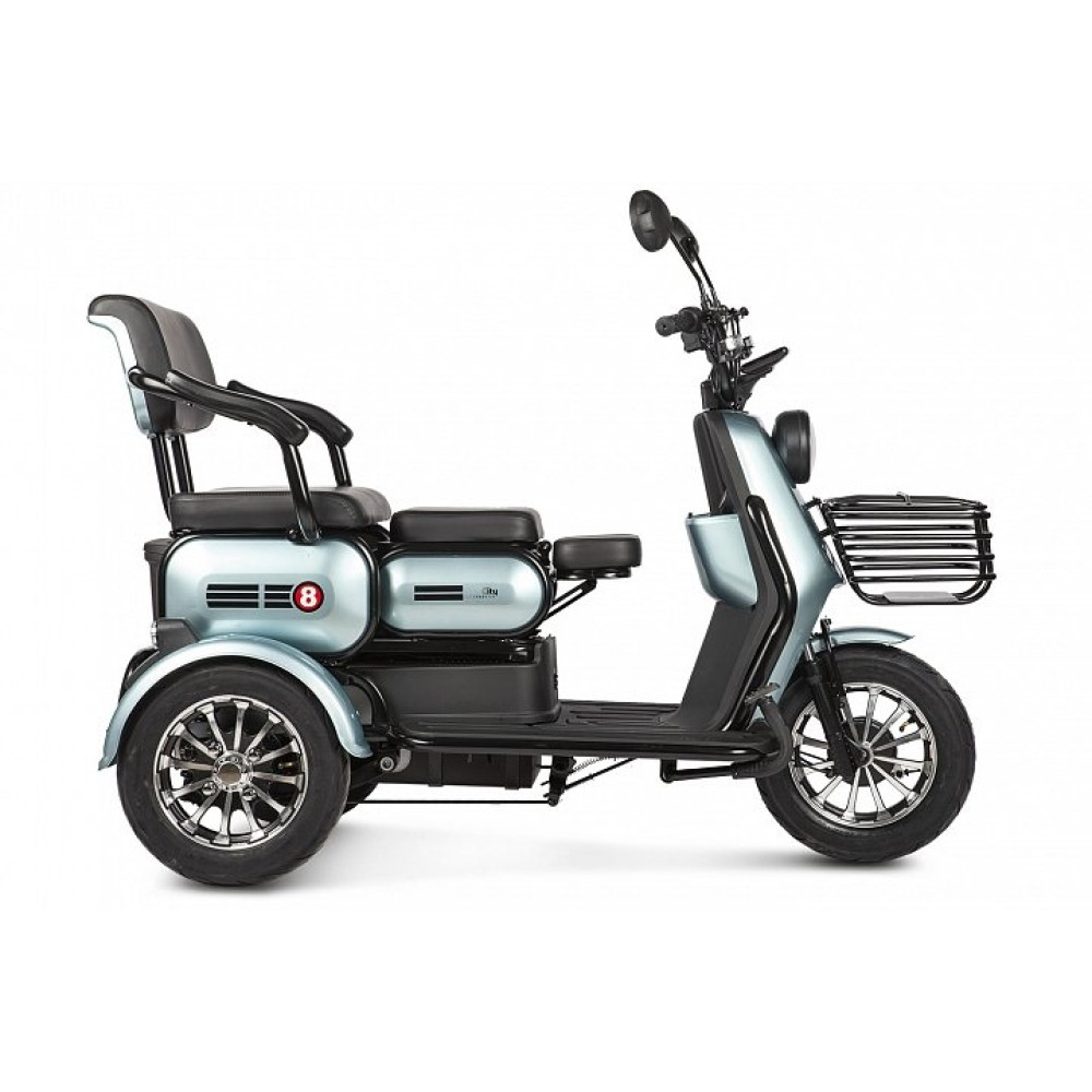 Купить электротрицикл Rutrike Патрон Голубой в Кургане по цене 97900 руб. -  Официальный сайт Elektro-mall