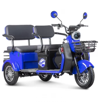 Электротрицикл Rutrike Gelbert Kappa 48V/60V 650Вт Cиний